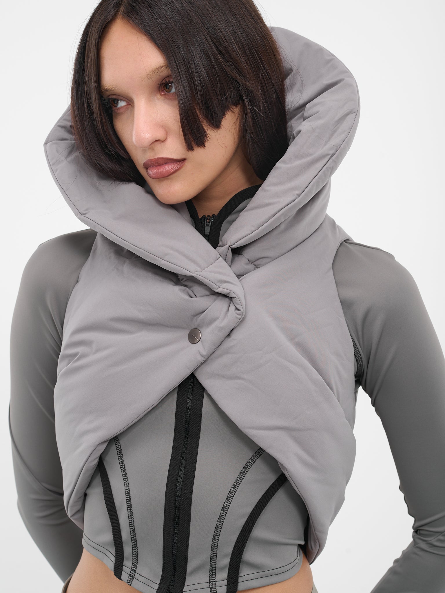Origami Bag Vest (VT1WG-WARM-GREY)
