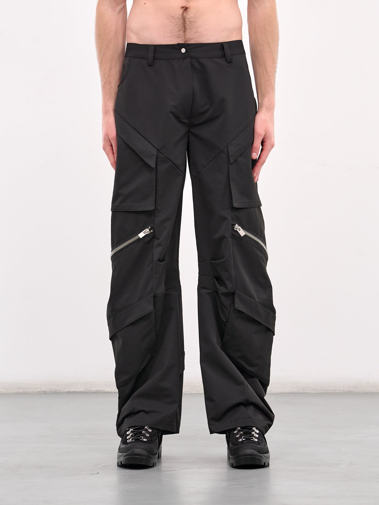 Calyx Cargo Trousers (W-10-149-BLACK)