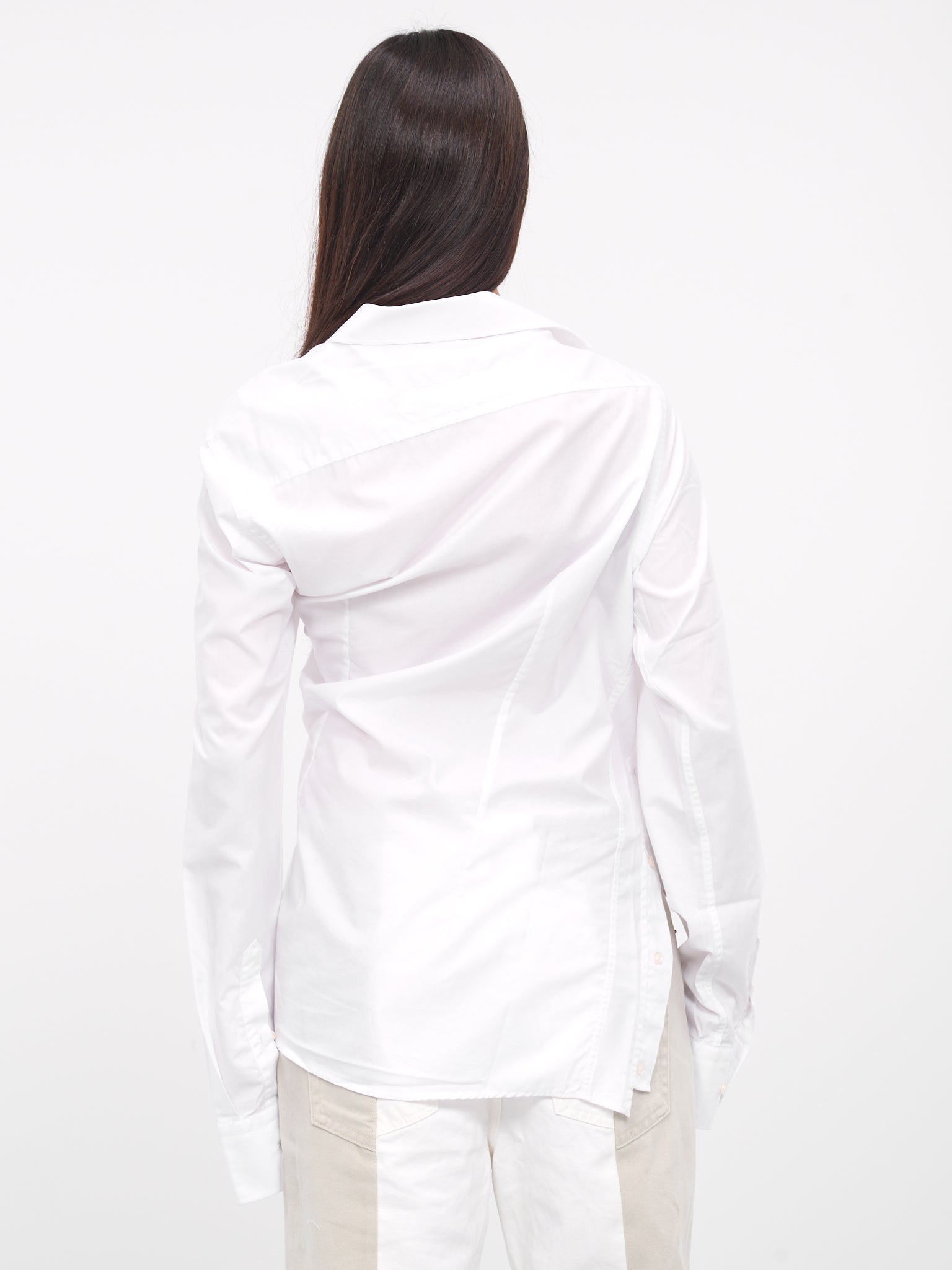 Asymmetric Shirt (W210902A01-WHITE)