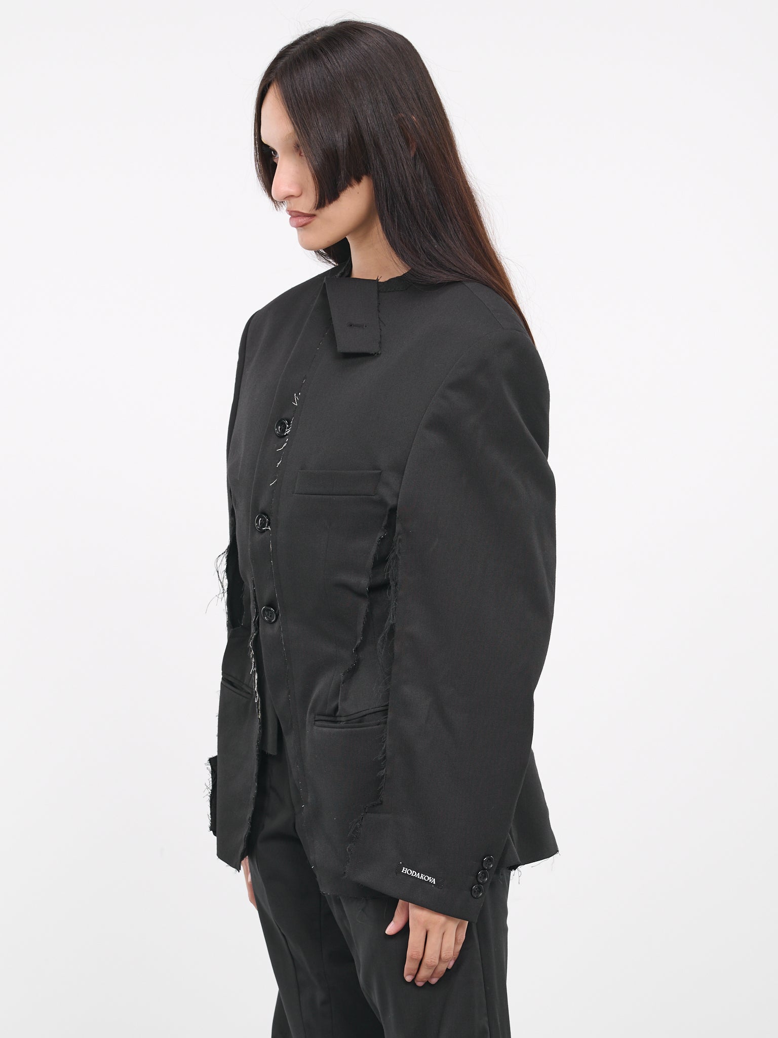 Horse Hair Blazer (W220906HH2-BLACK)