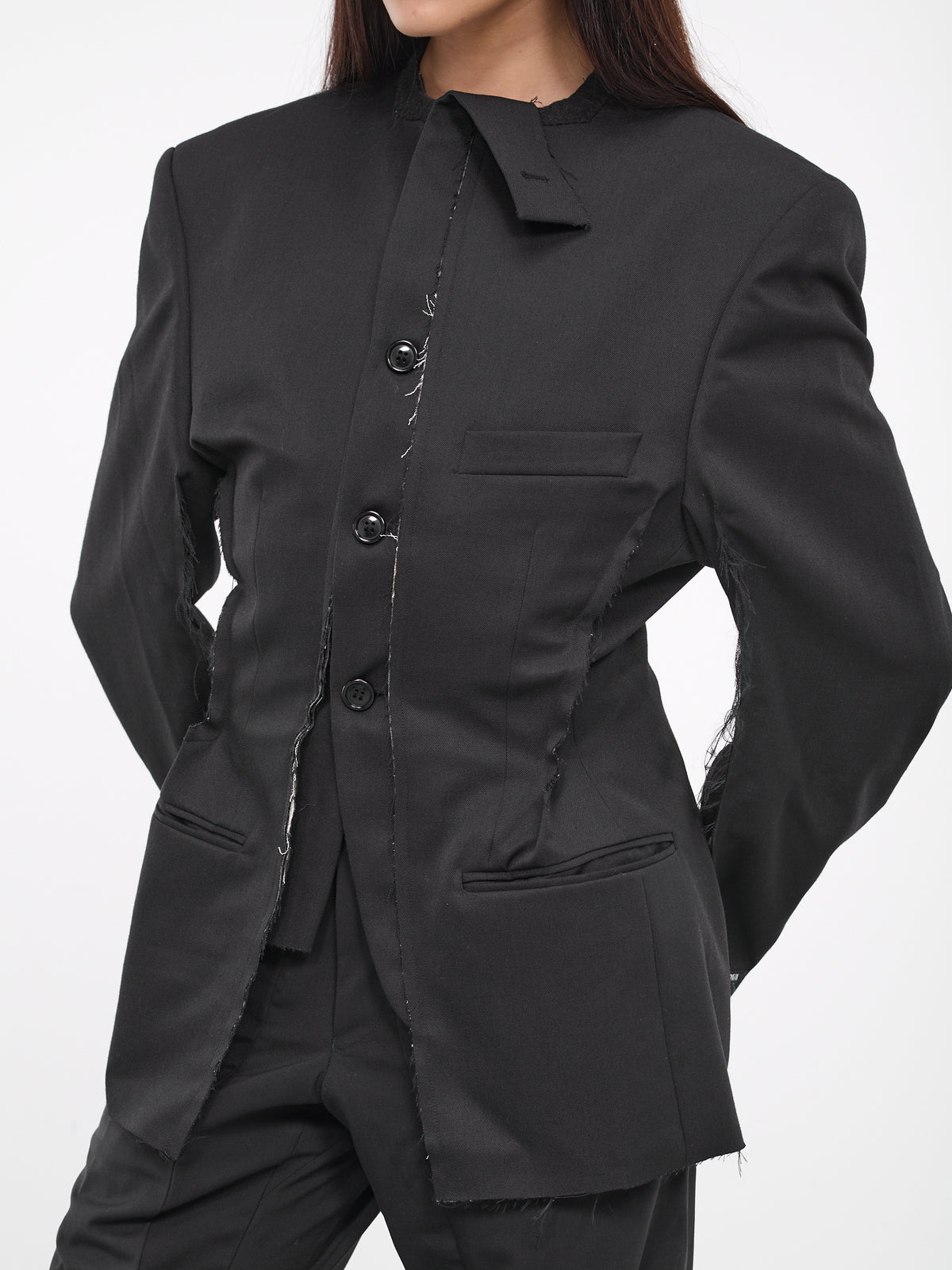 Horse Hair Blazer (W220906HH2-BLACK)