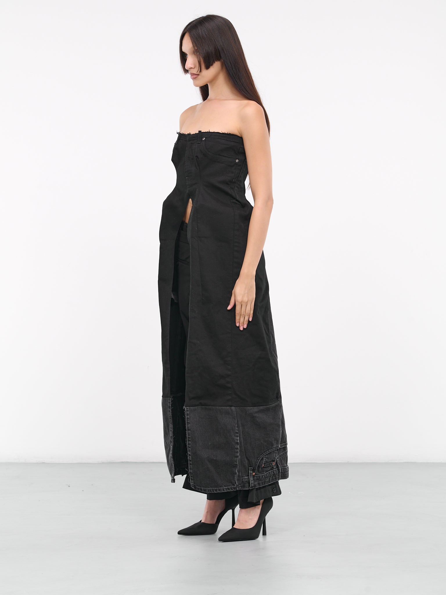 Denim Dress (W22094W2-BLACK)