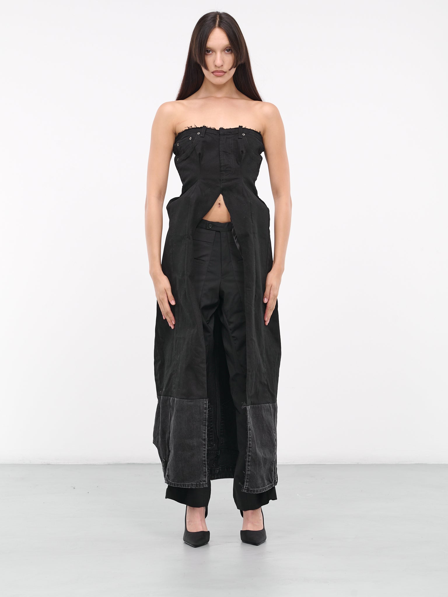 Denim Dress (W22094W2-BLACK)
