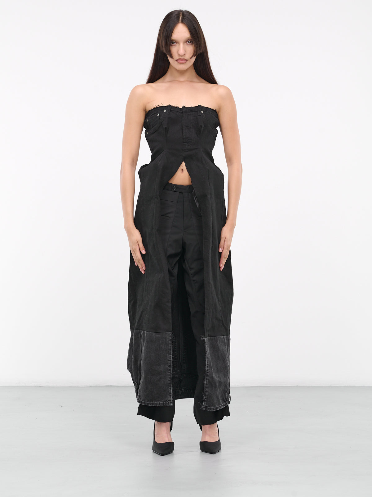 Denim Dress (W22094W2-BLACK)