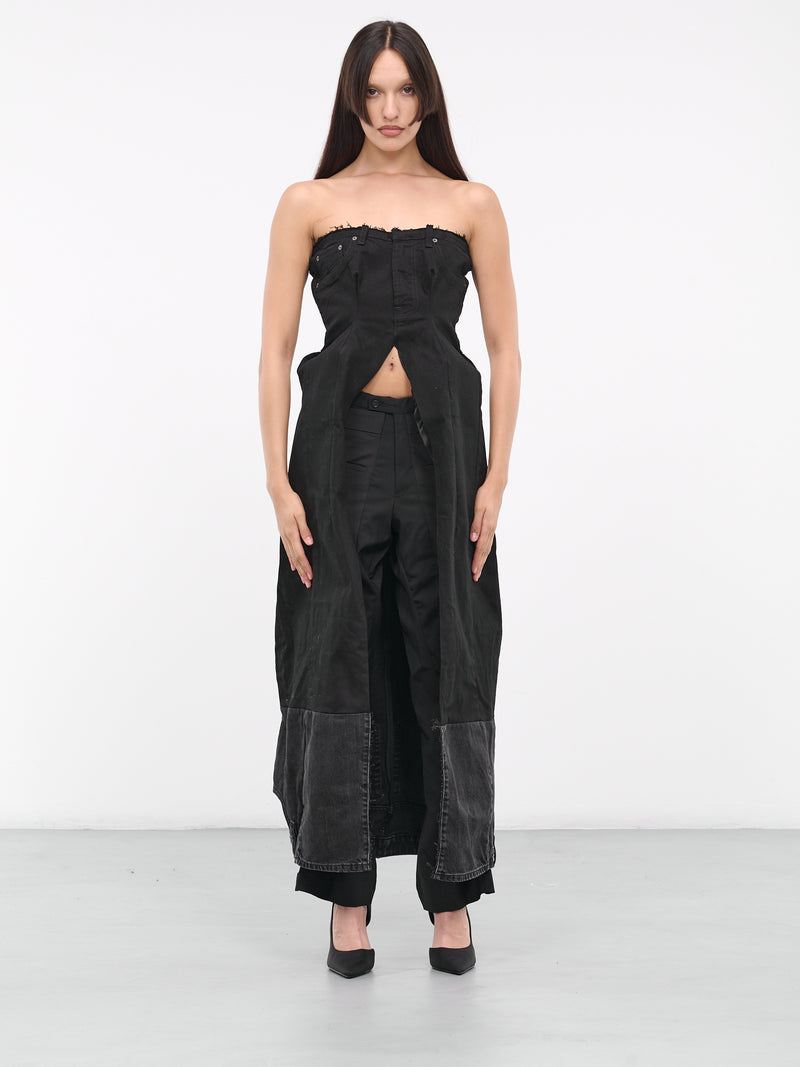 Denim Dress (W22094W2-BLACK)