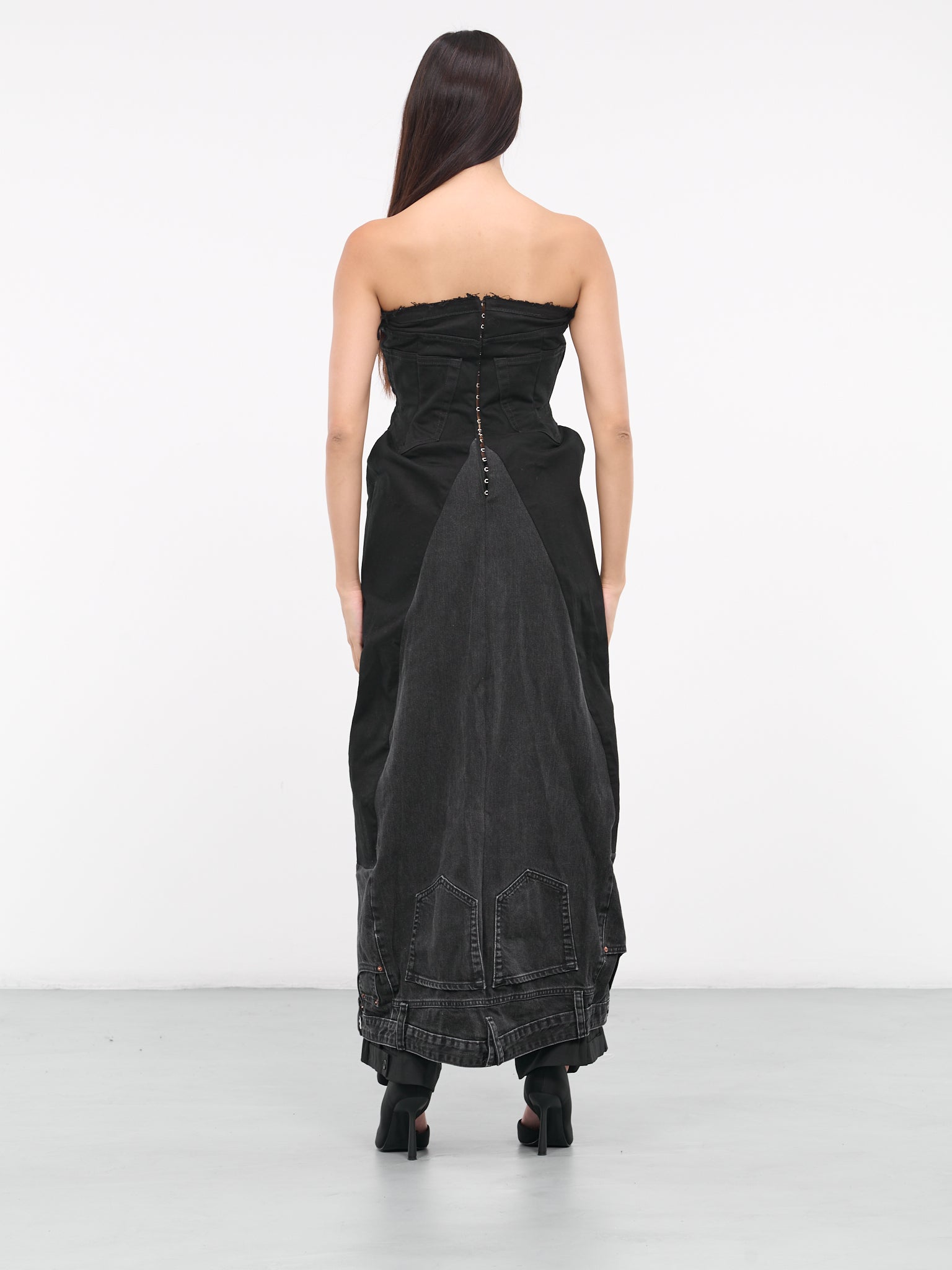 Denim Dress (W22094W2-BLACK)