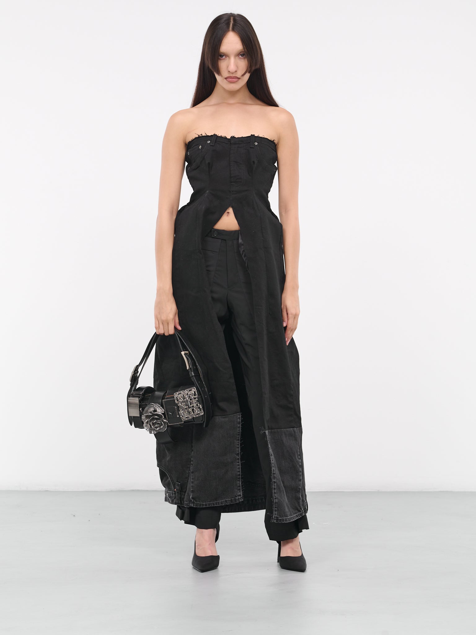 Denim Dress (W22094W2-BLACK)