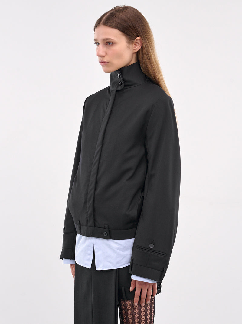 Upside Down Barracuda Jacket (W24096UDB2-BLACK)