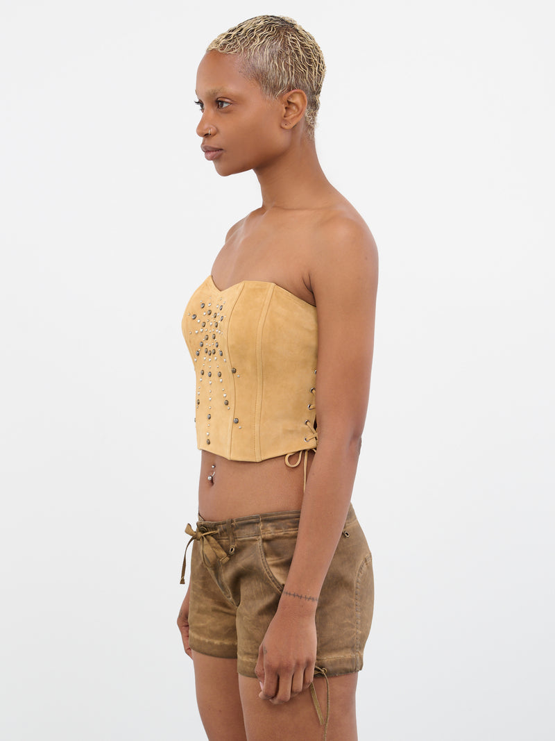 Gusa Bustier Top (W2BH02L0R20-TAN)