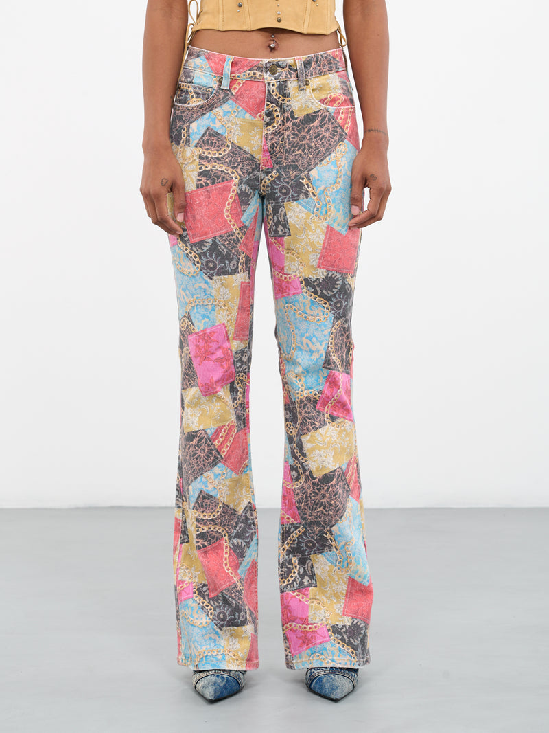 Gusa Printed Jeans (W3GU18D4SK2-GUSA-SOUTHEAST-PRI)