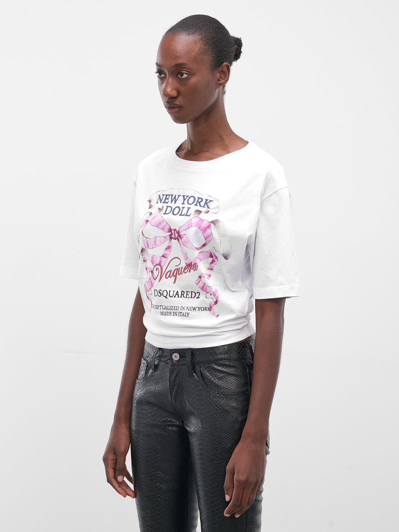 Vaquera White Graphic Tee (W72GD0590-D20020-WHITE)