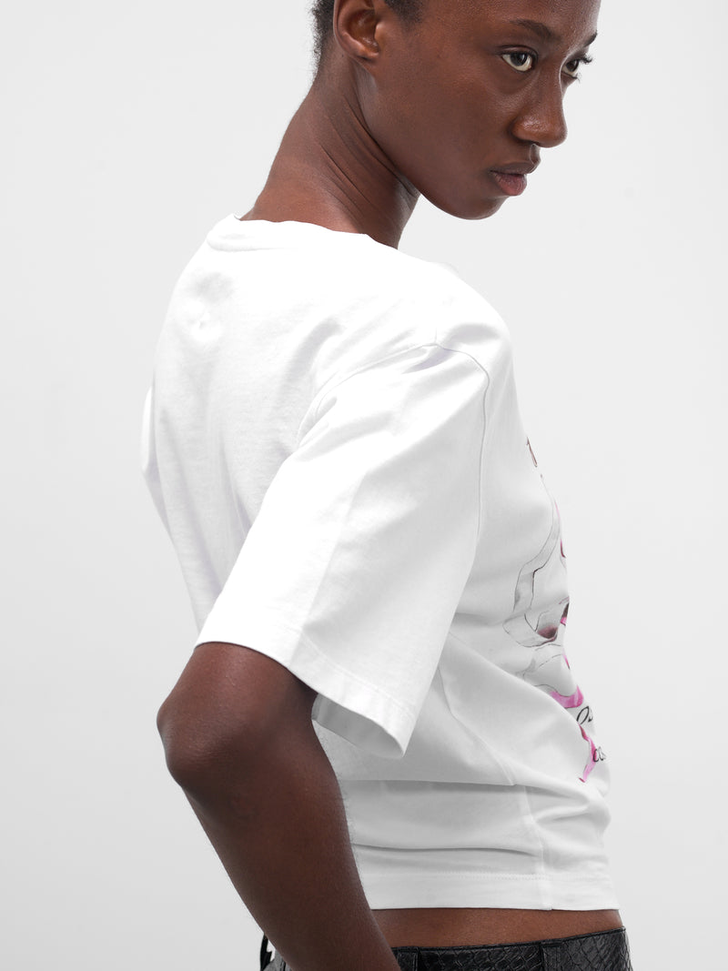 Vaquera White Graphic Tee (W72GD0590-D20020-WHITE)