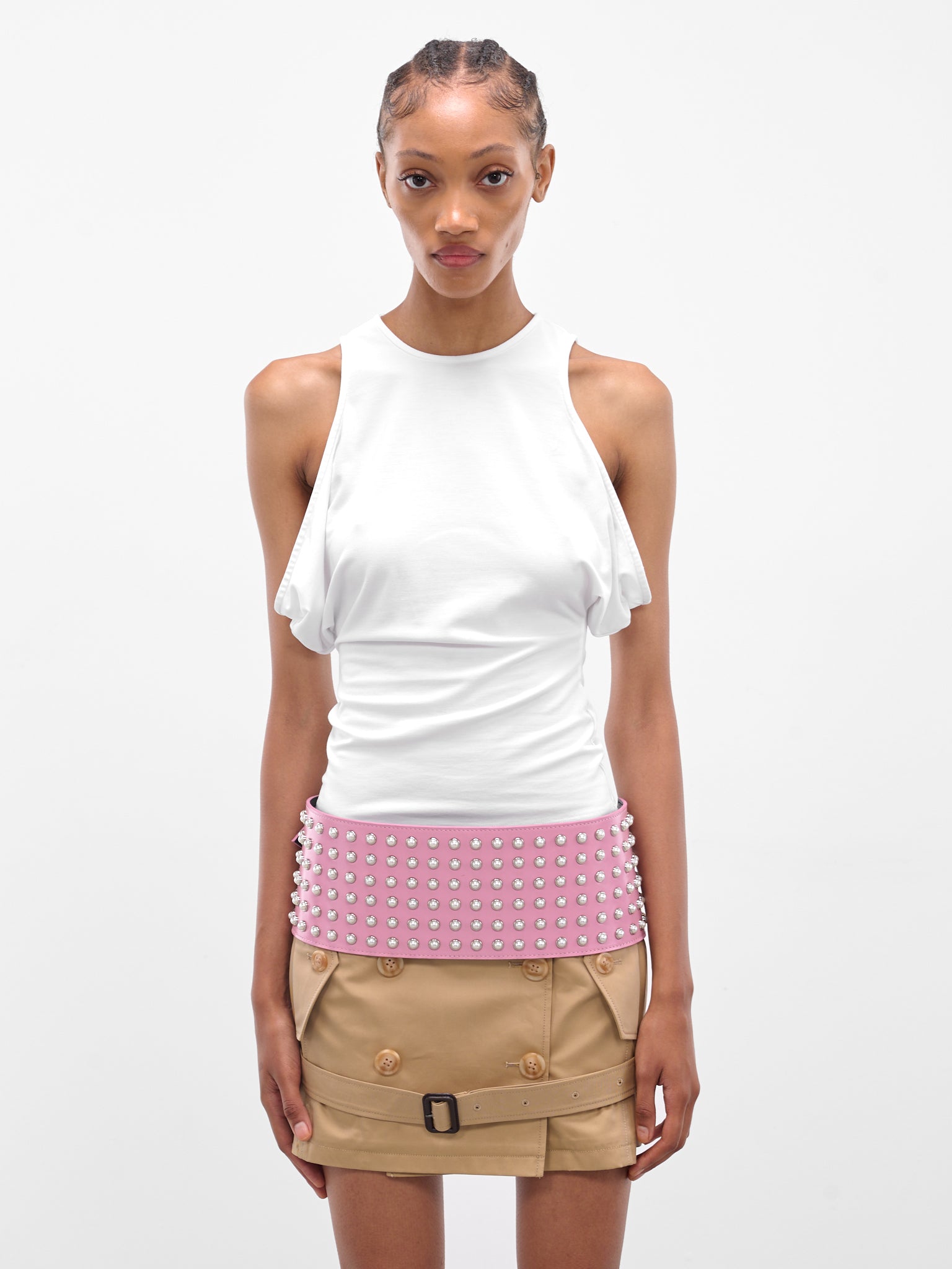 NICOLA BROGNANO Pearl Waist Belt | H.Lorenzo - styled