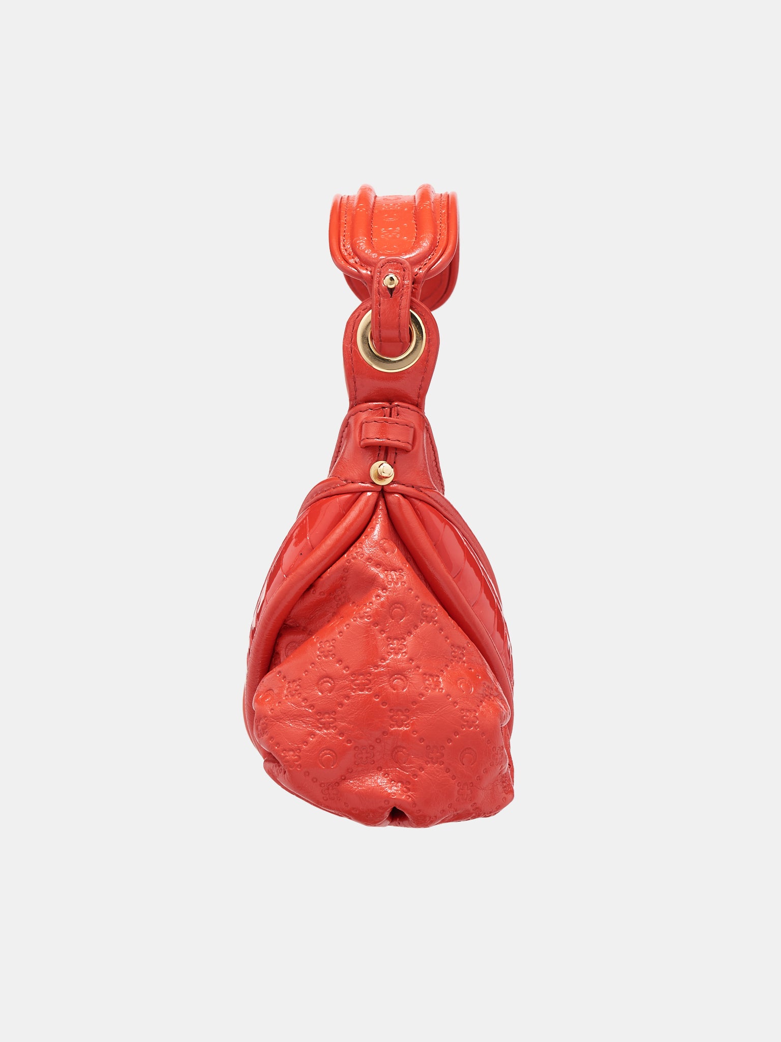 Embossed Mini Futura Bag (WBA006-CLEA0029-RED)