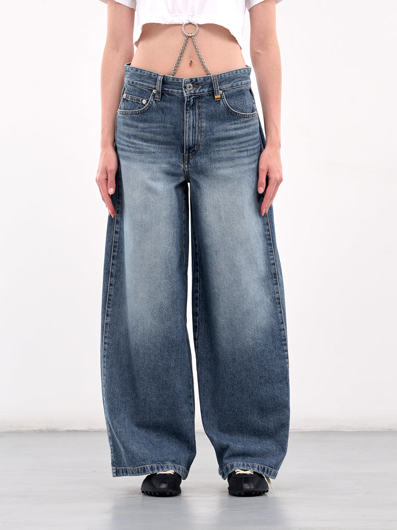 Faded Jeans (WD-DP1-25-357-BLUE)