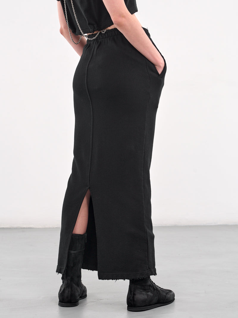 Banding Long Skirt (WD-TK1-25-864-BLACK)