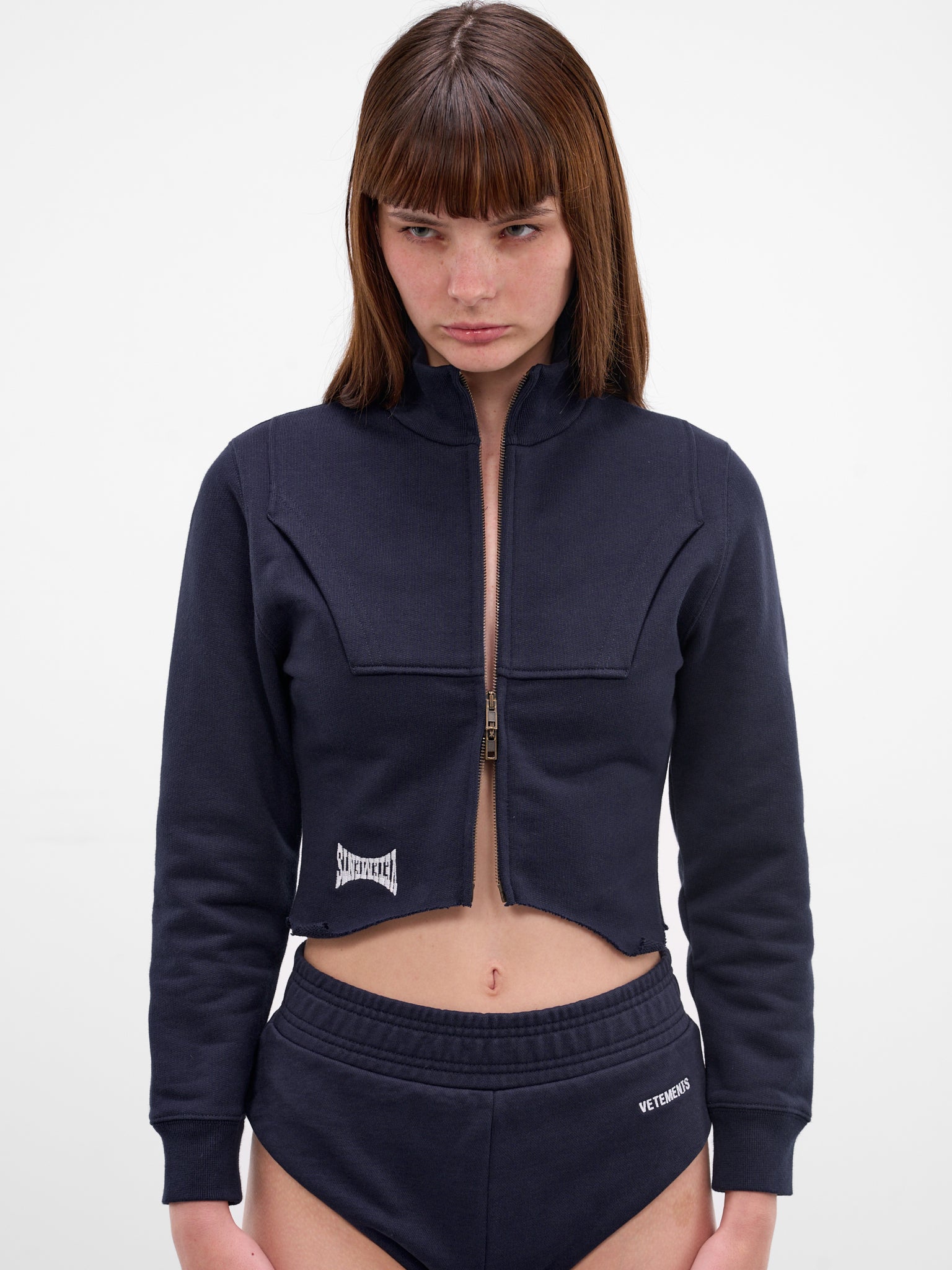 Navy Upside-Down Hoodie Jacket (WE76ZU500N-NAVY)
