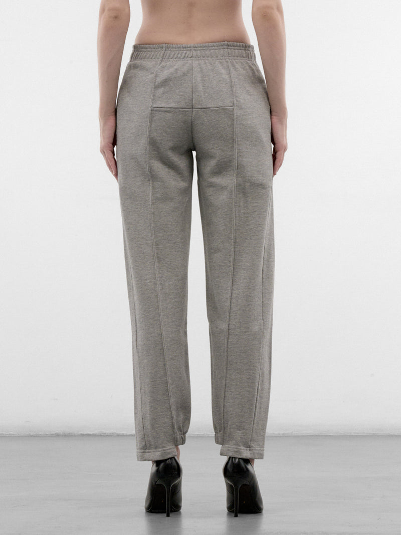 Gray Cotton Cut-Up Sweatpants (WH27SP224G-GREY-MELANGE)