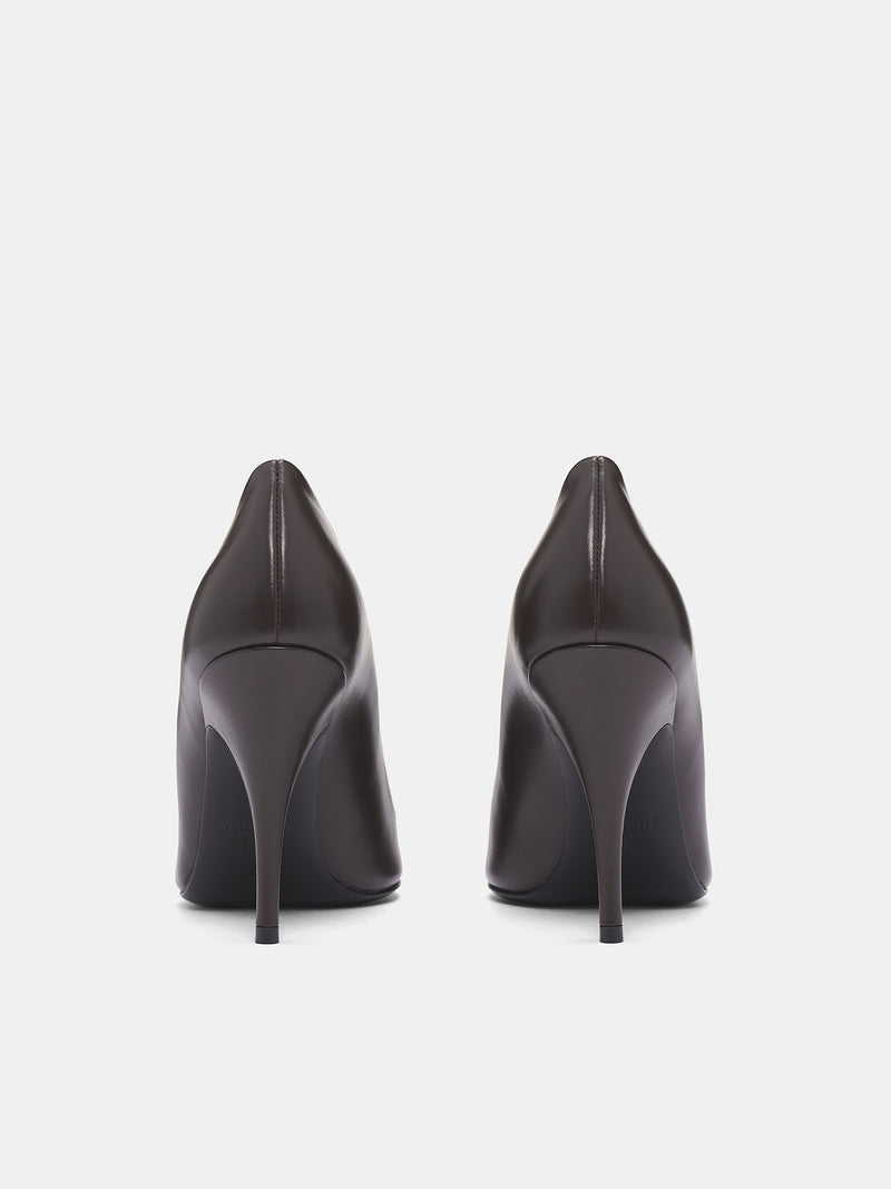VETEMENTS Brown Leather Pumps | H.Lorenzo - back