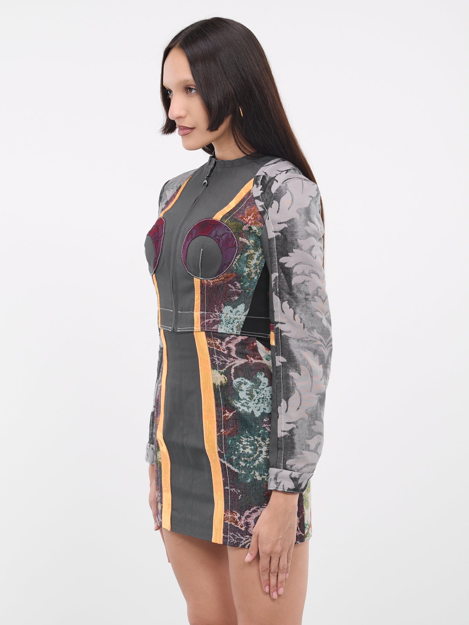 Regenerated Floral Tapestries Jacket (WJA015-DWOV0010-MU00-MULTICOLO)