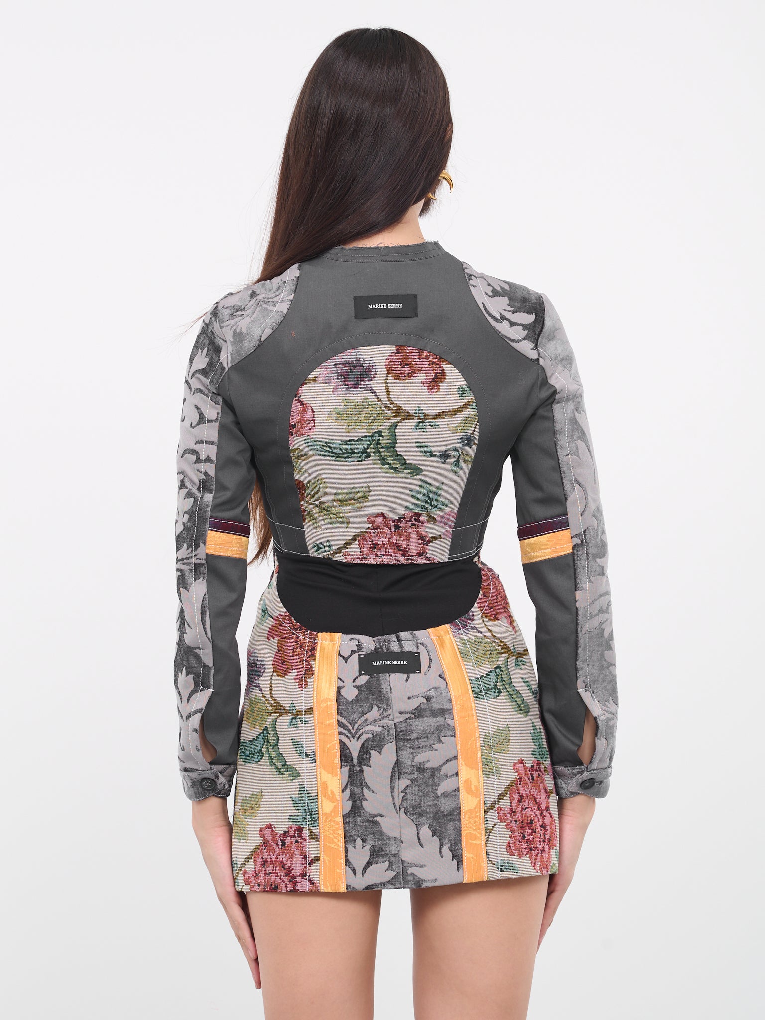 Regenerated Floral Tapestries Jacket (WJA015-DWOV0010-MU00-MULTICOLO)