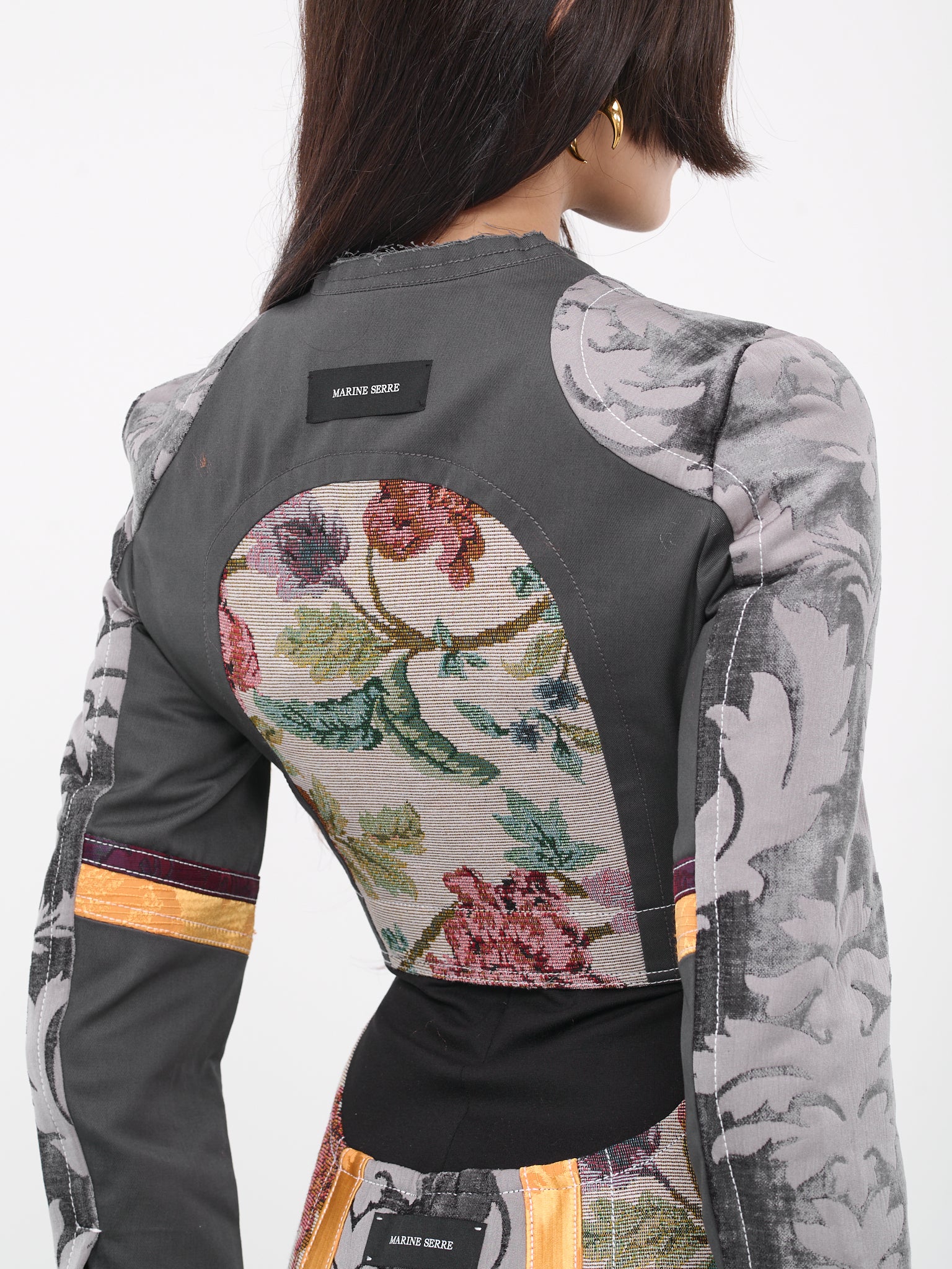 Regenerated Floral Tapestries Jacket (WJA015-DWOV0010-MU00-MULTICOLO)