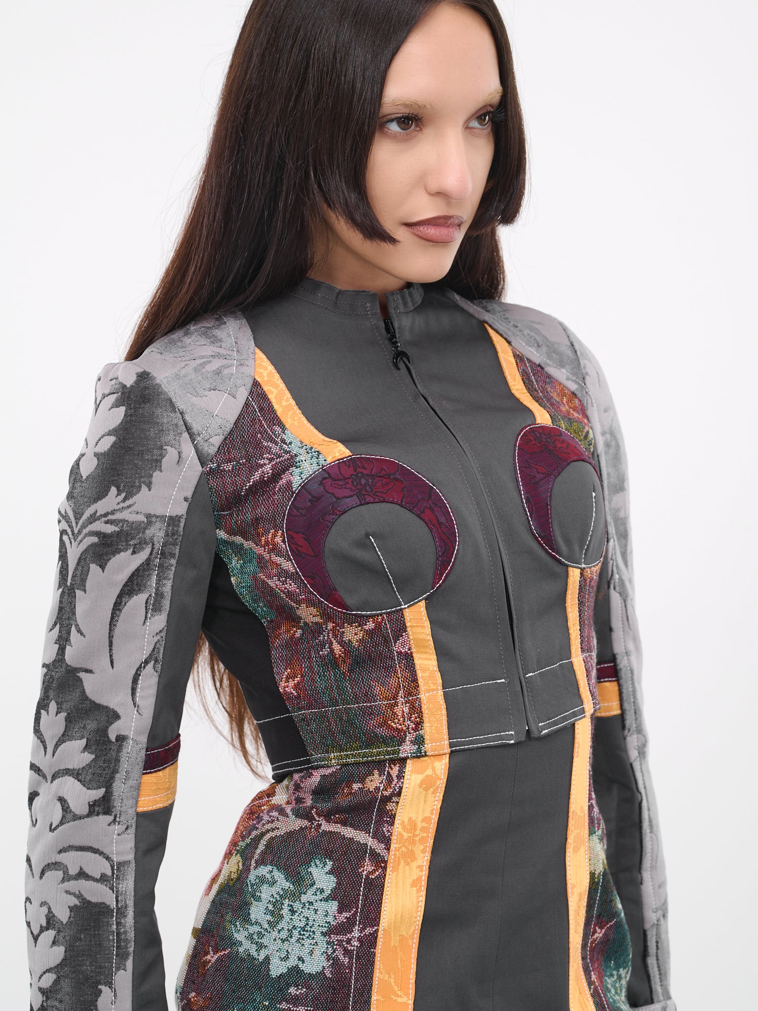 Regenerated Floral Tapestries Jacket (WJA015-DWOV0010-MU00-MULTICOLO)