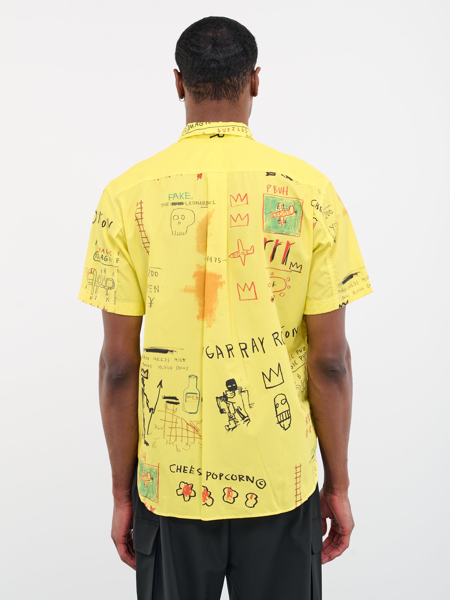 Jean-Michel Basquiat Shirt (K-B021-051-YELLOW)