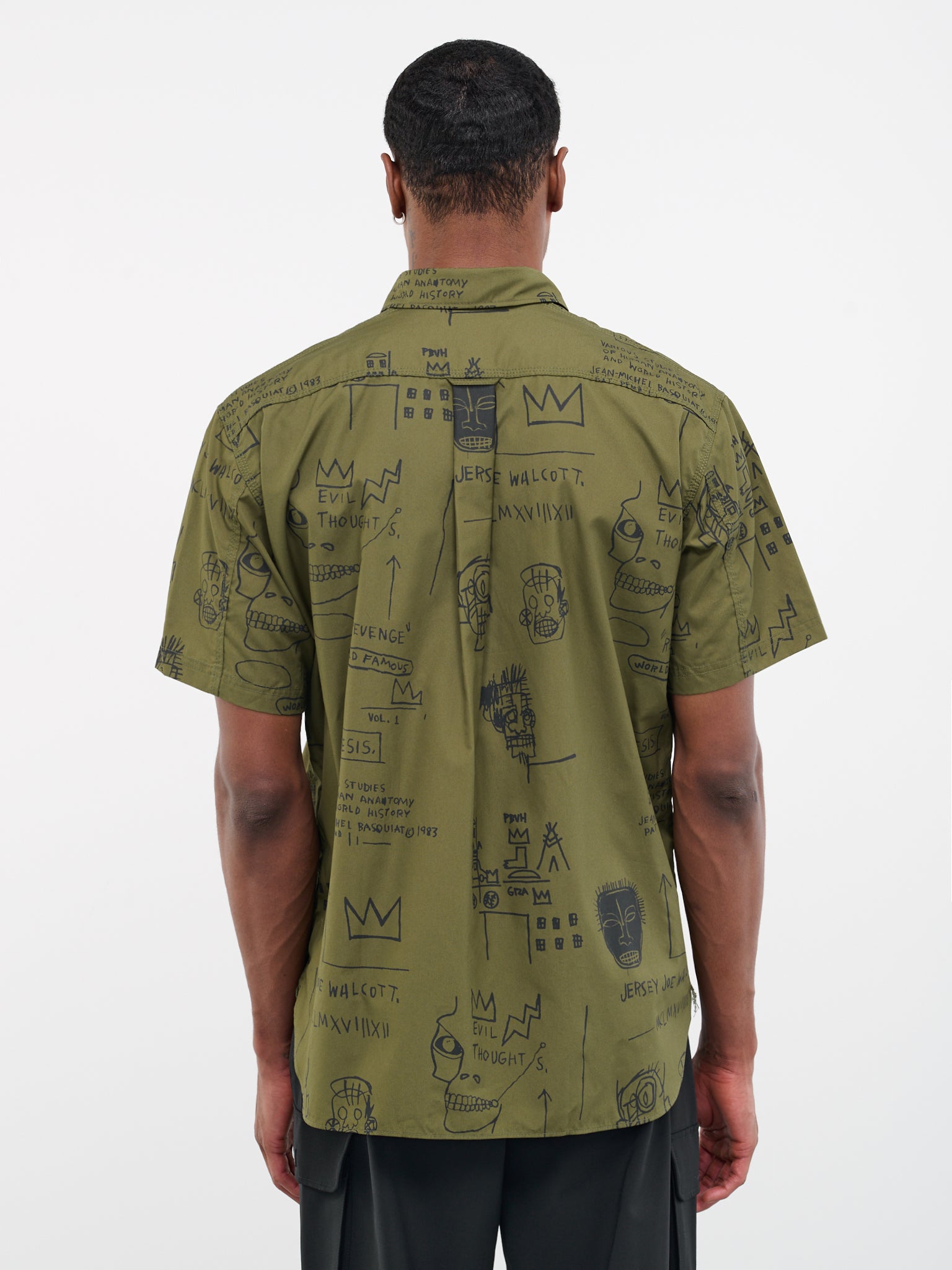 Jean-Michel Basquiat Shirt (WK-B023-051-GREEN)