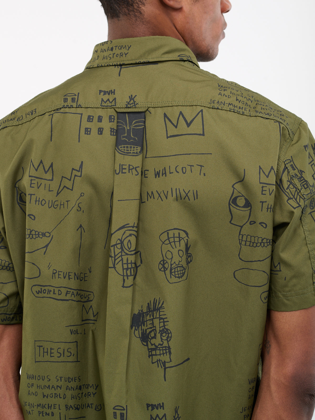 Jean-Michel Basquiat Shirt (WK-B023-051-GREEN)