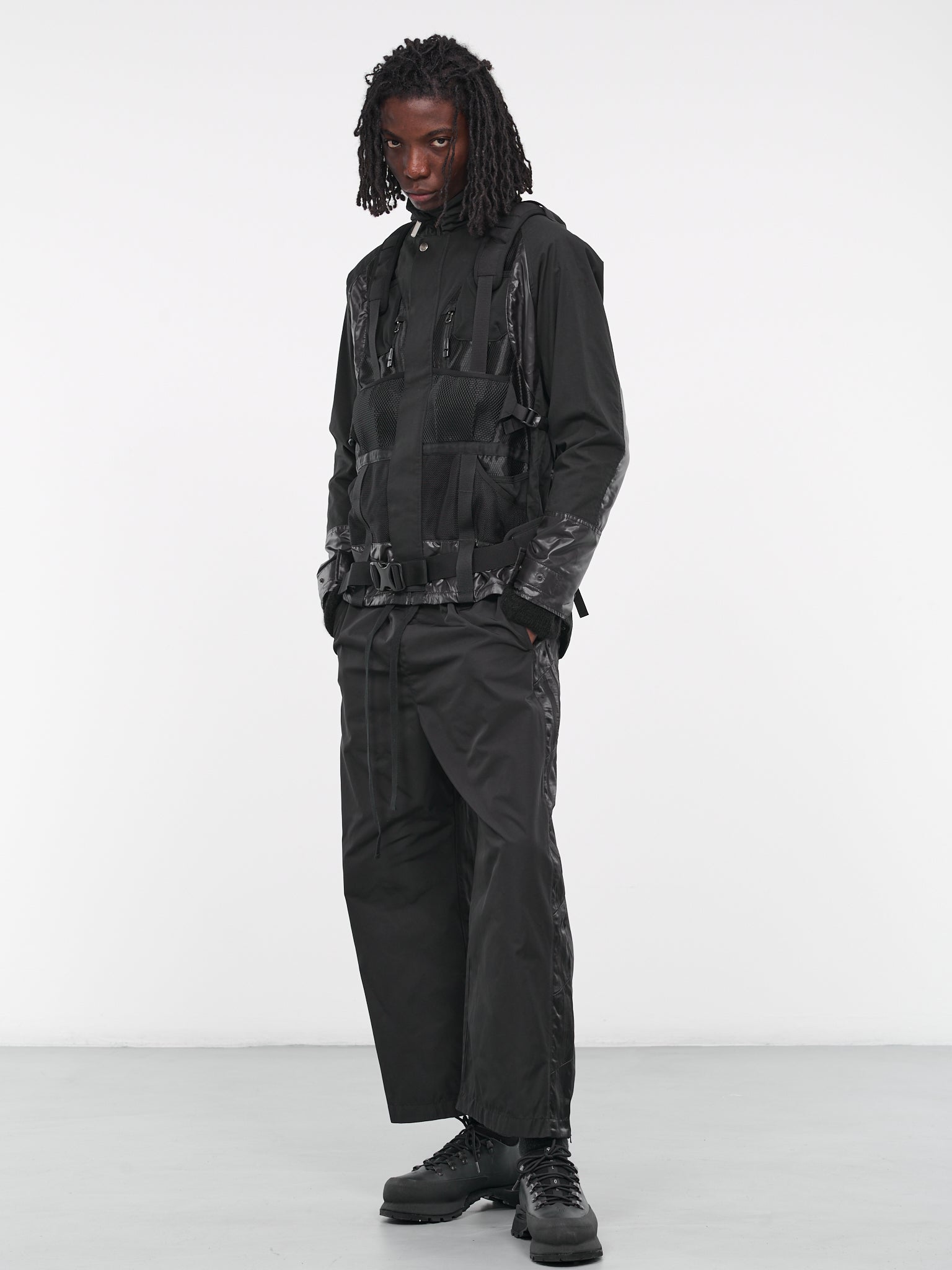Technical Jacket (WL-J014-051-BLACK-MIX)