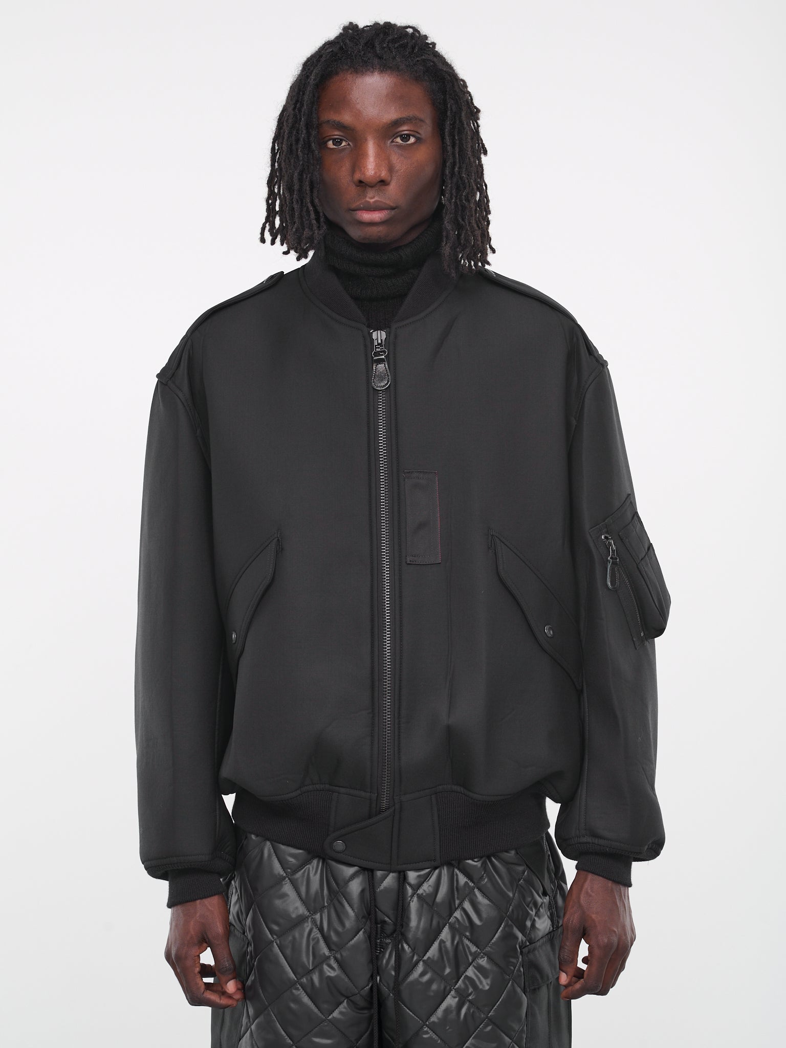 Bomber Jacket (WL-J033-051-BLACK)