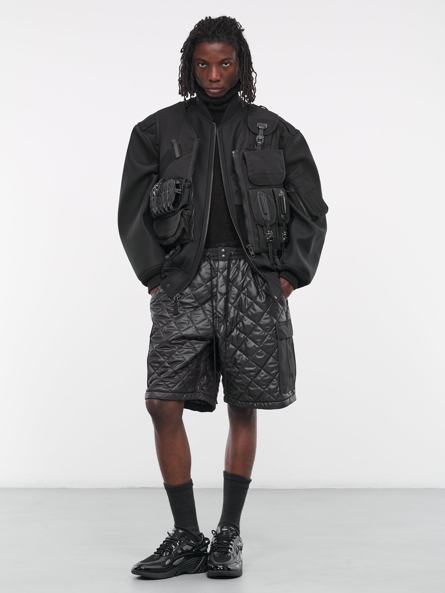 Bomber Jacket (WL-J033-051-BLACK)