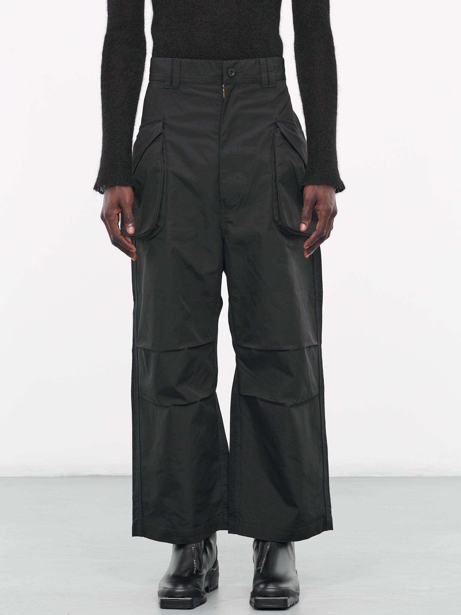 Cargo Pants (WL-P037-051-BLACK-BLACK)