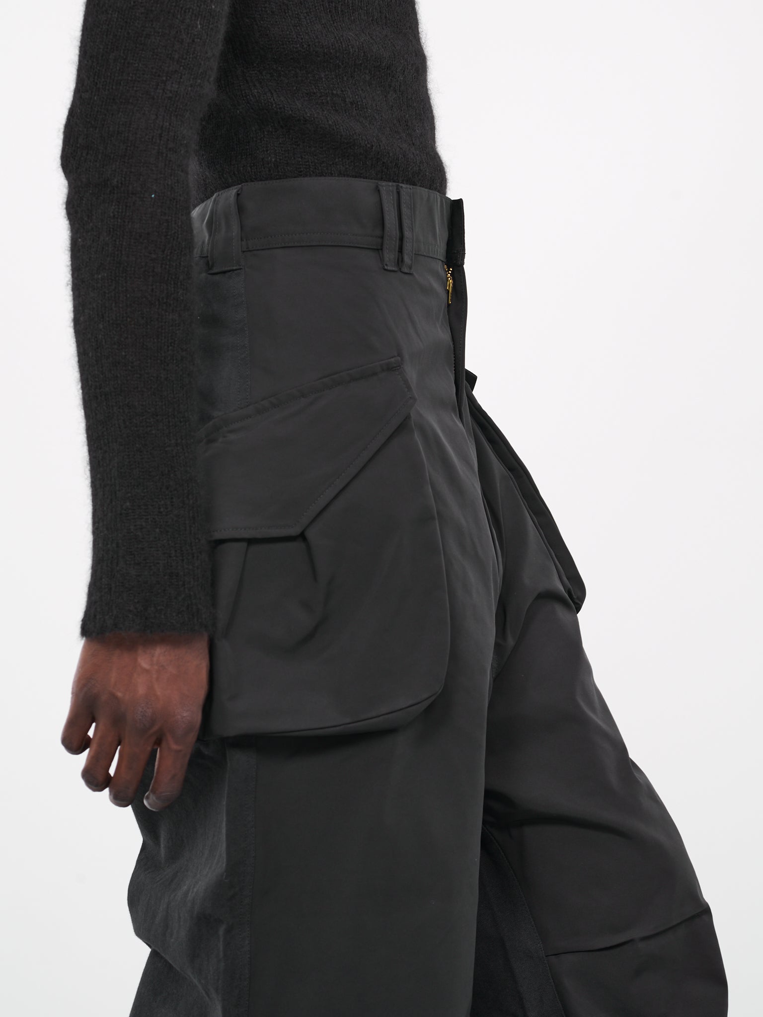 Cargo Pants (WL-P037-051-BLACK-BLACK)