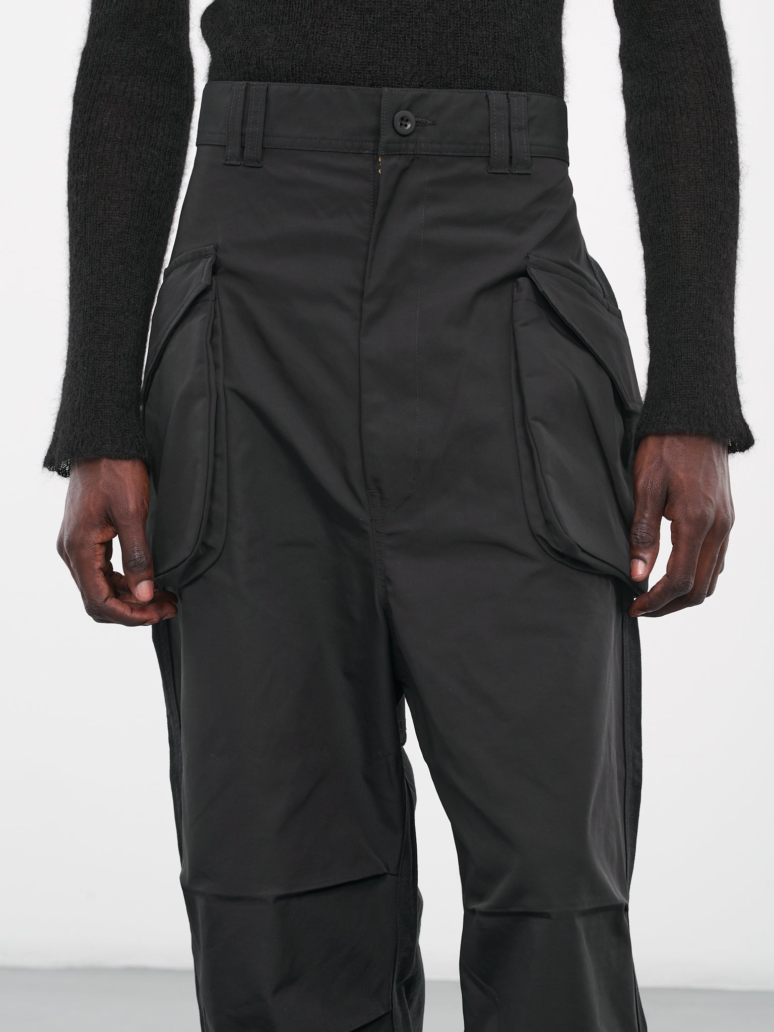 Cargo Pants (WL-P037-051-BLACK-BLACK)