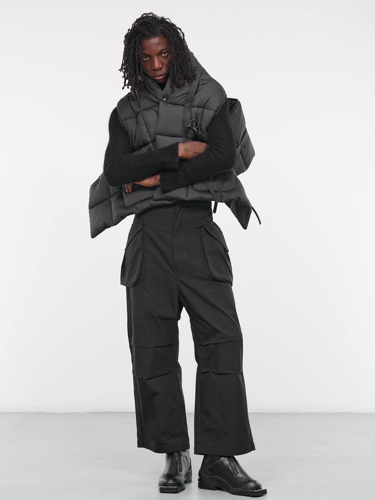 Cargo Pants (WL-P037-051-BLACK-BLACK)