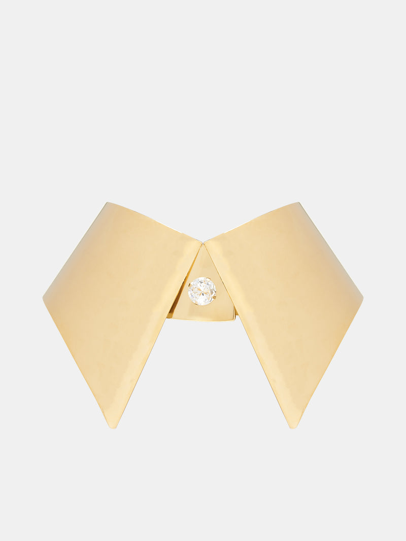 Shirt Collar Necklace (WNP8S3-W1111-ZOO00-GOLD)