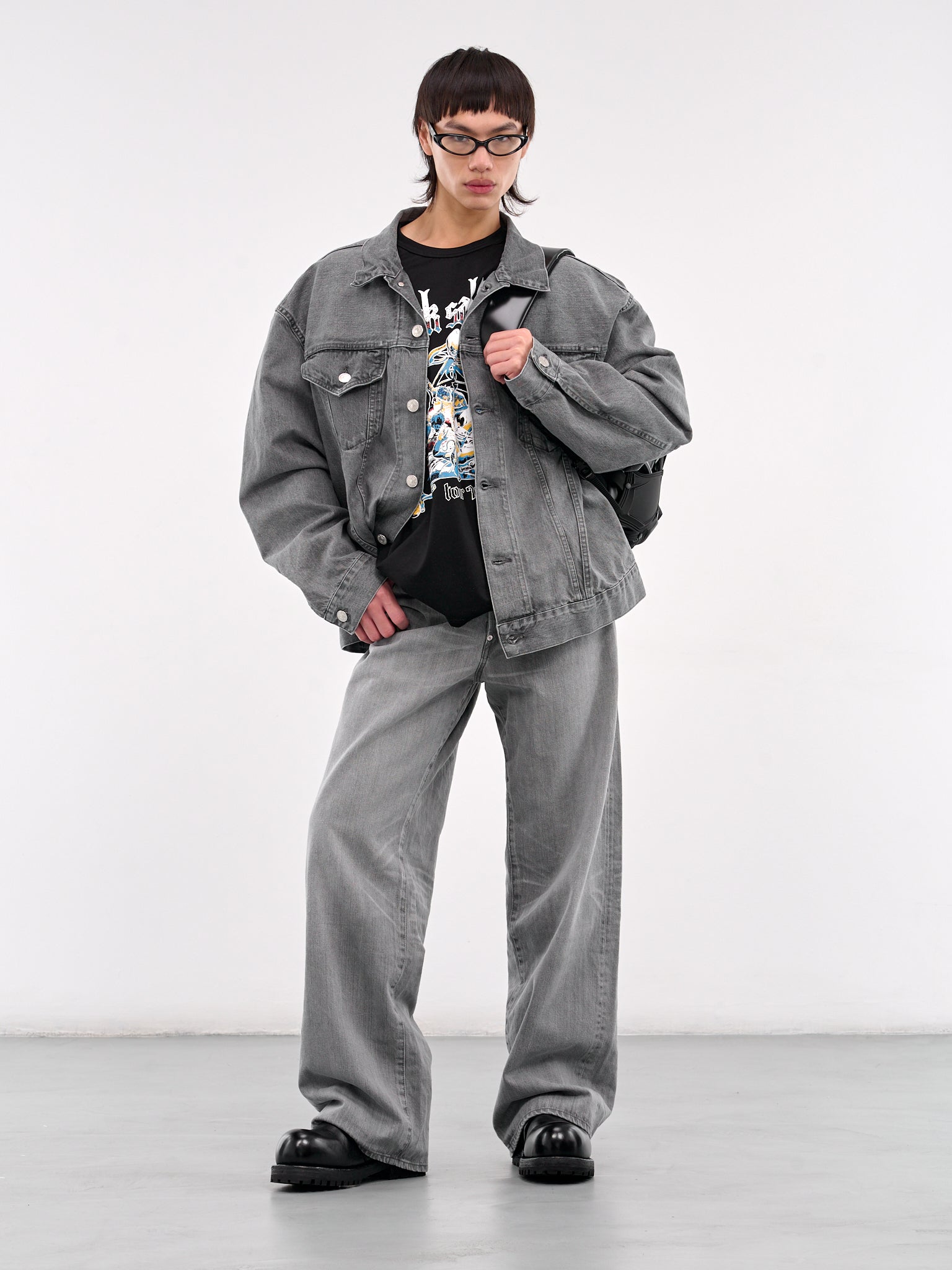 Levi's Wide Leg Jeans (WO-P203-GREY)