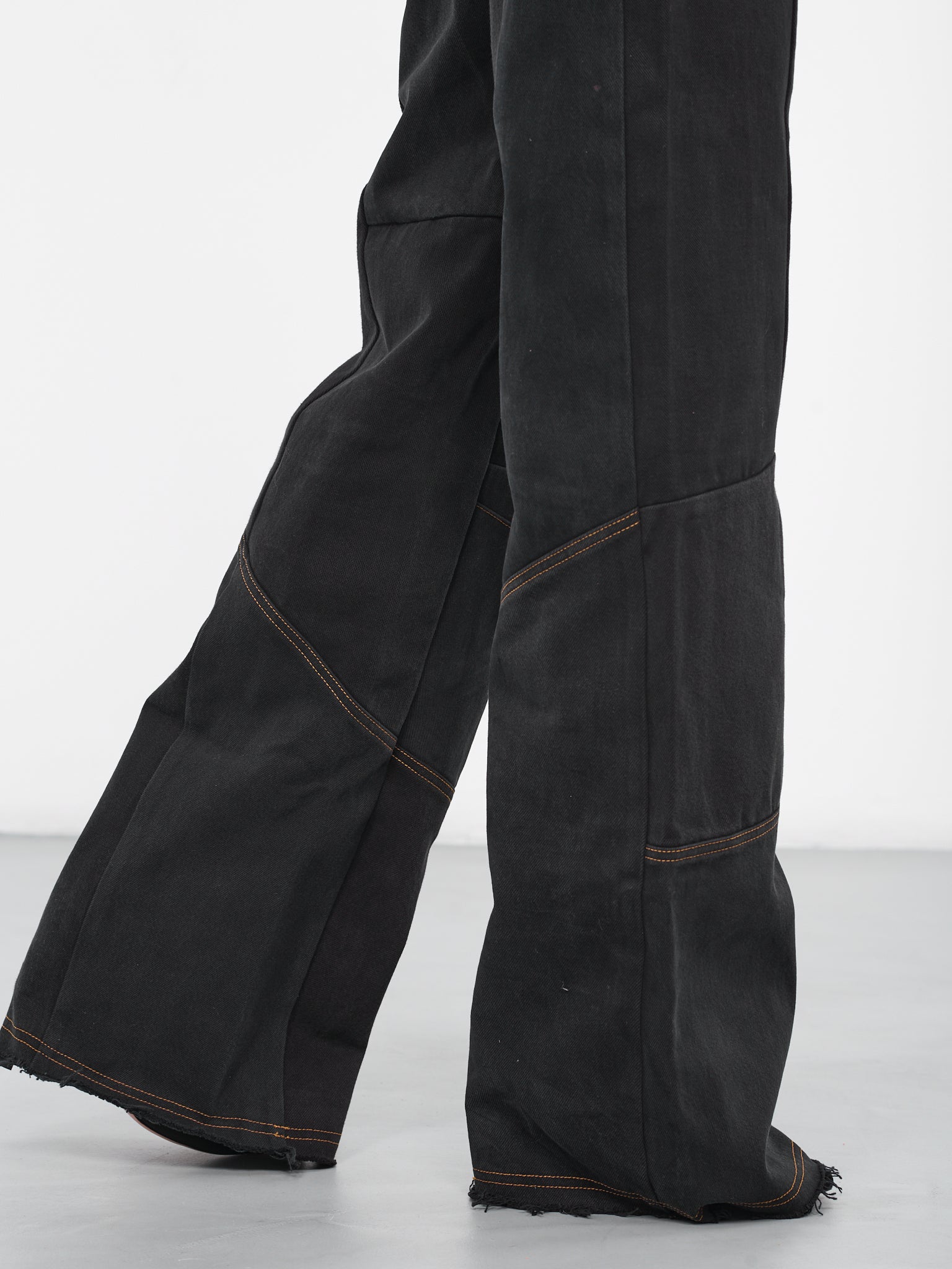 Regenerated Flare Denim Pants WPA UDEN BK BLACK