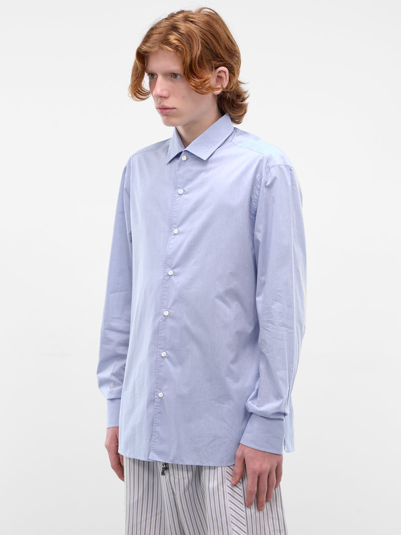 Saxe Button-Up Shirt (WQ-B015-S26-SAXE)