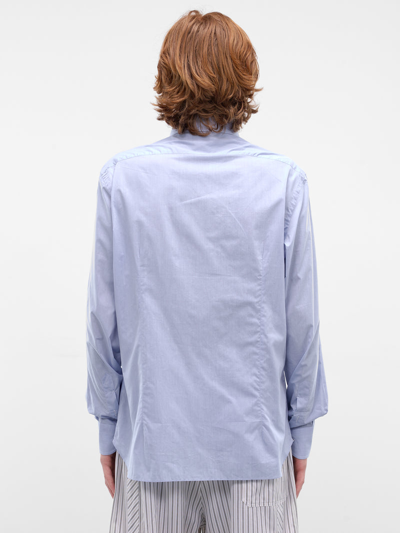 Saxe Button-Up Shirt (WQ-B015-S26-SAXE)
