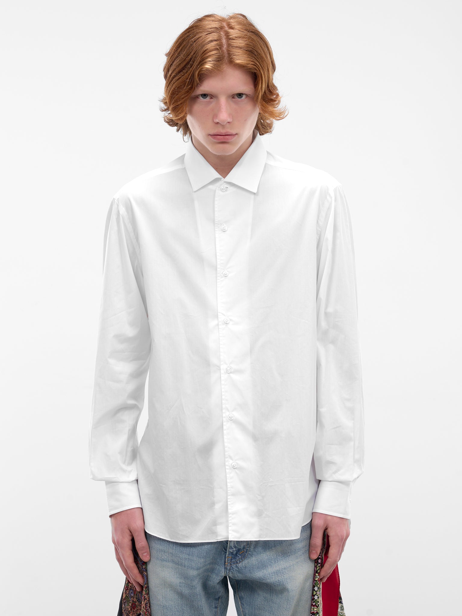 JUNYA WATANABE MAN White Button-Up Shirt | H.Lorenzo - front