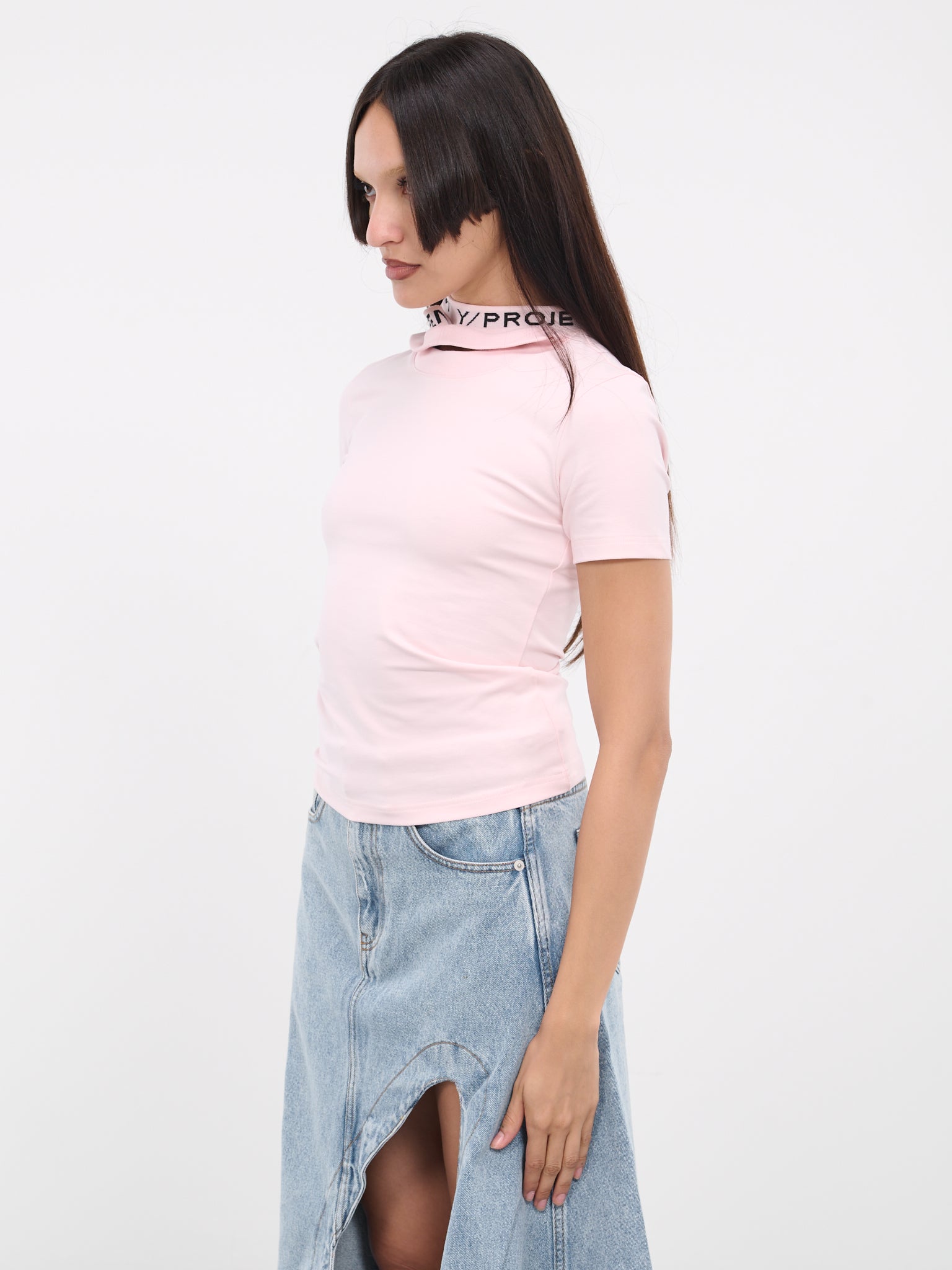 Triple Collar T-Shirt (WTS53-S25-J115-BABY-PINK)