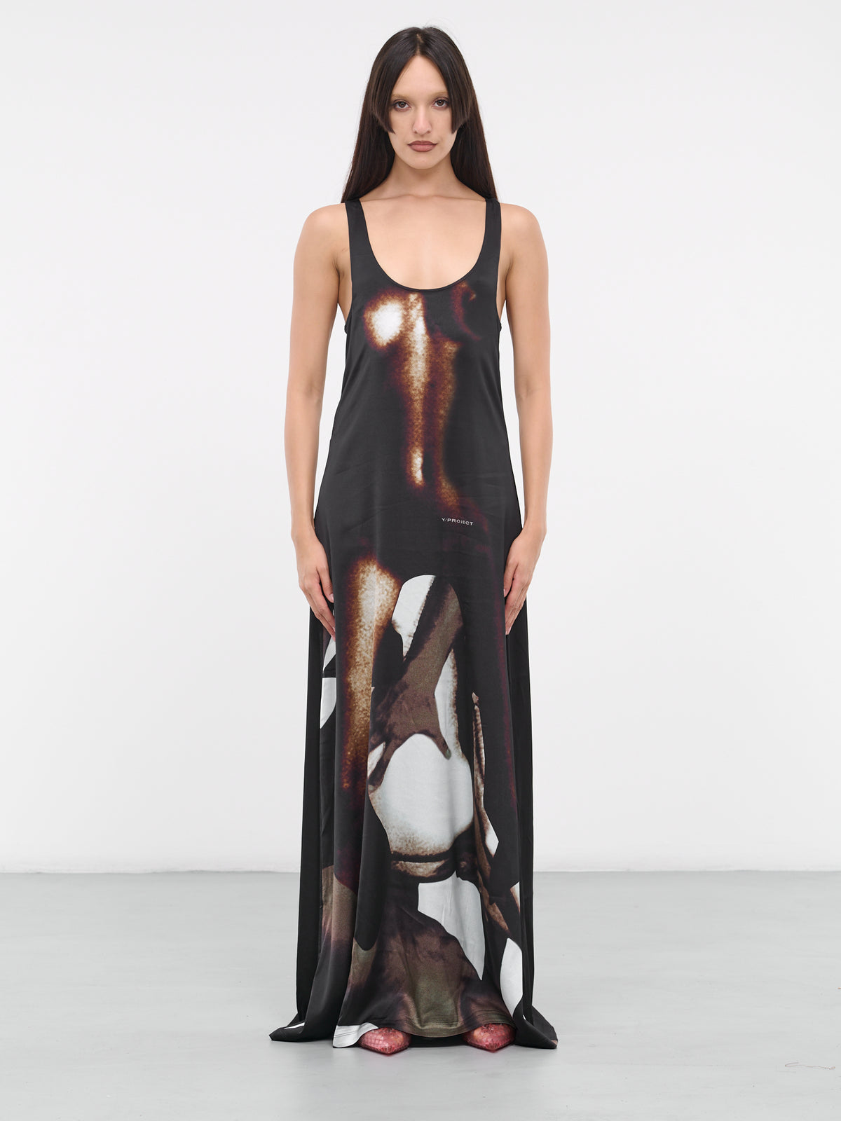 Body Collage Dress (WTSDRESS75-S25-F467-BLACK)