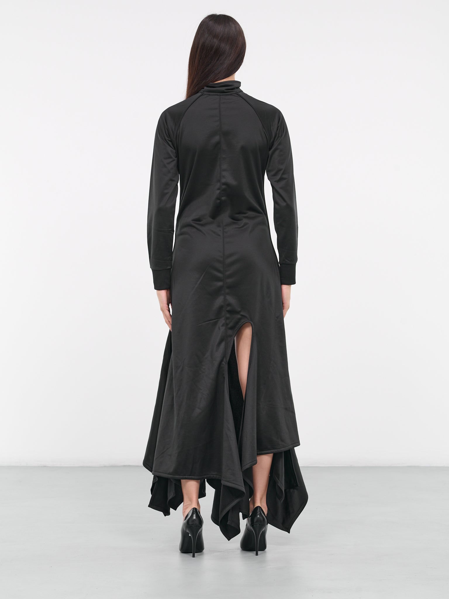 Cut-Out Track Dress (WTSDRESS76-S25-J110-BLACK)