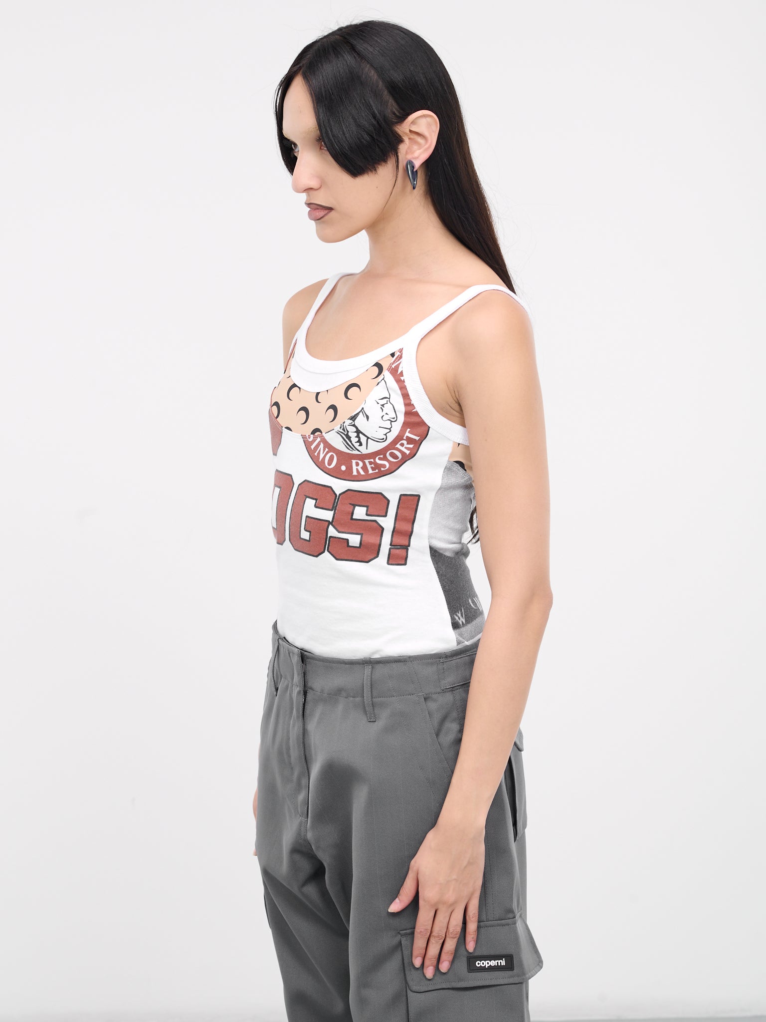 Regenerated Graphic Tank Top (WTT004-UJER0003-WHITE)
