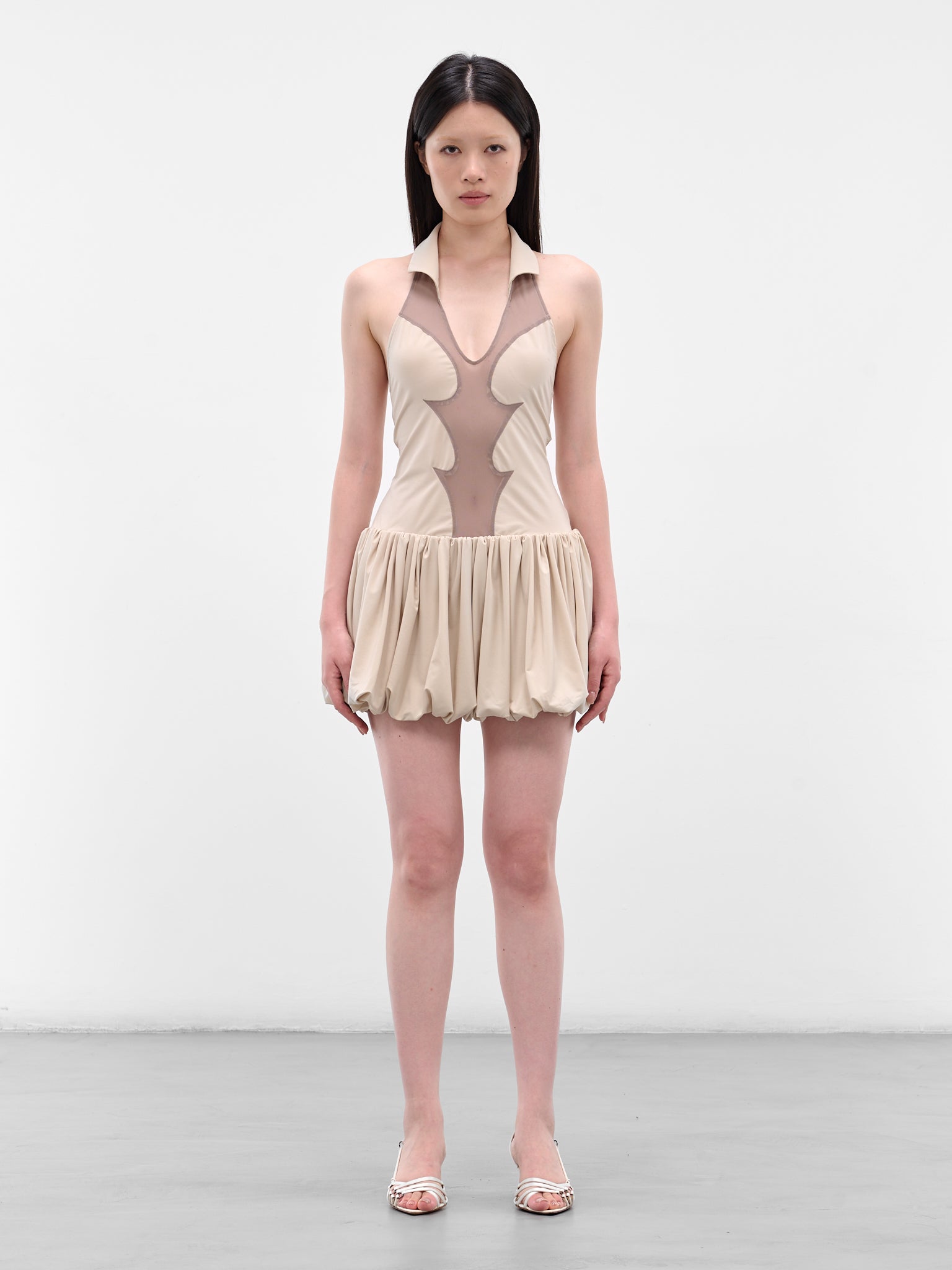 RUI Bubble Mini Dress | H.Lorenzo - front