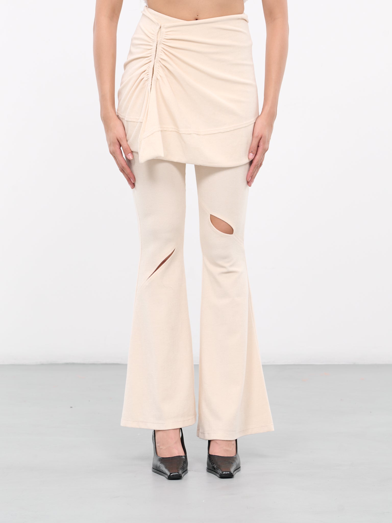 Towel Skirt Trousers (WV13B-BONE)