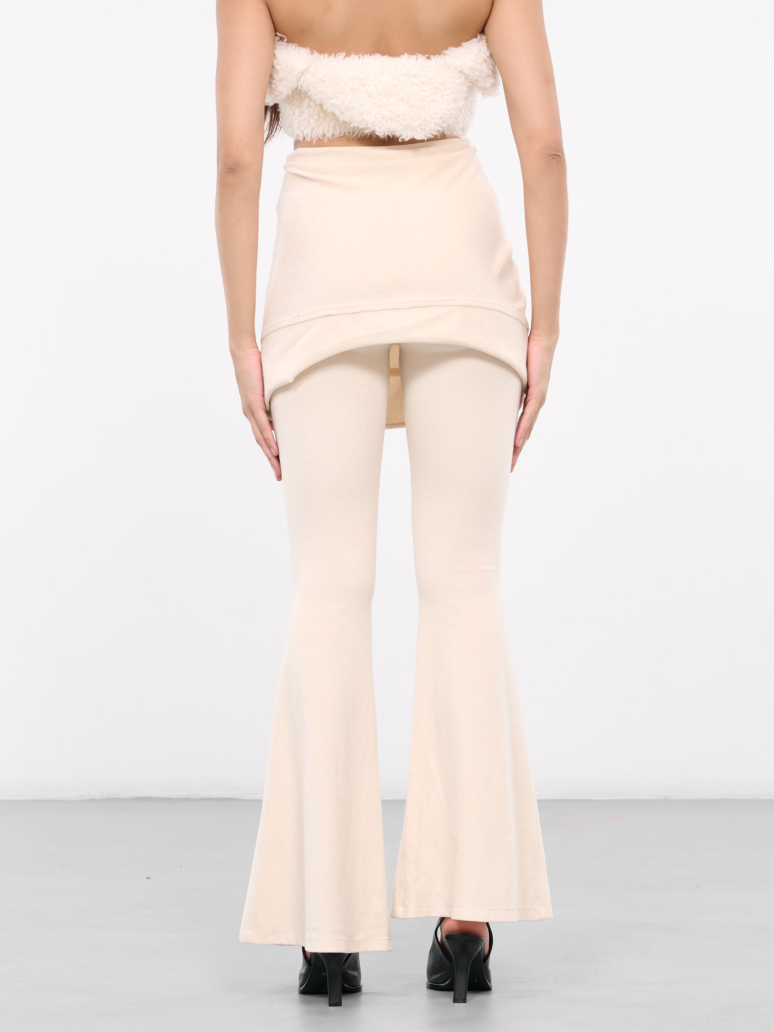 Towel Skirt Trousers (WV13B-BONE)